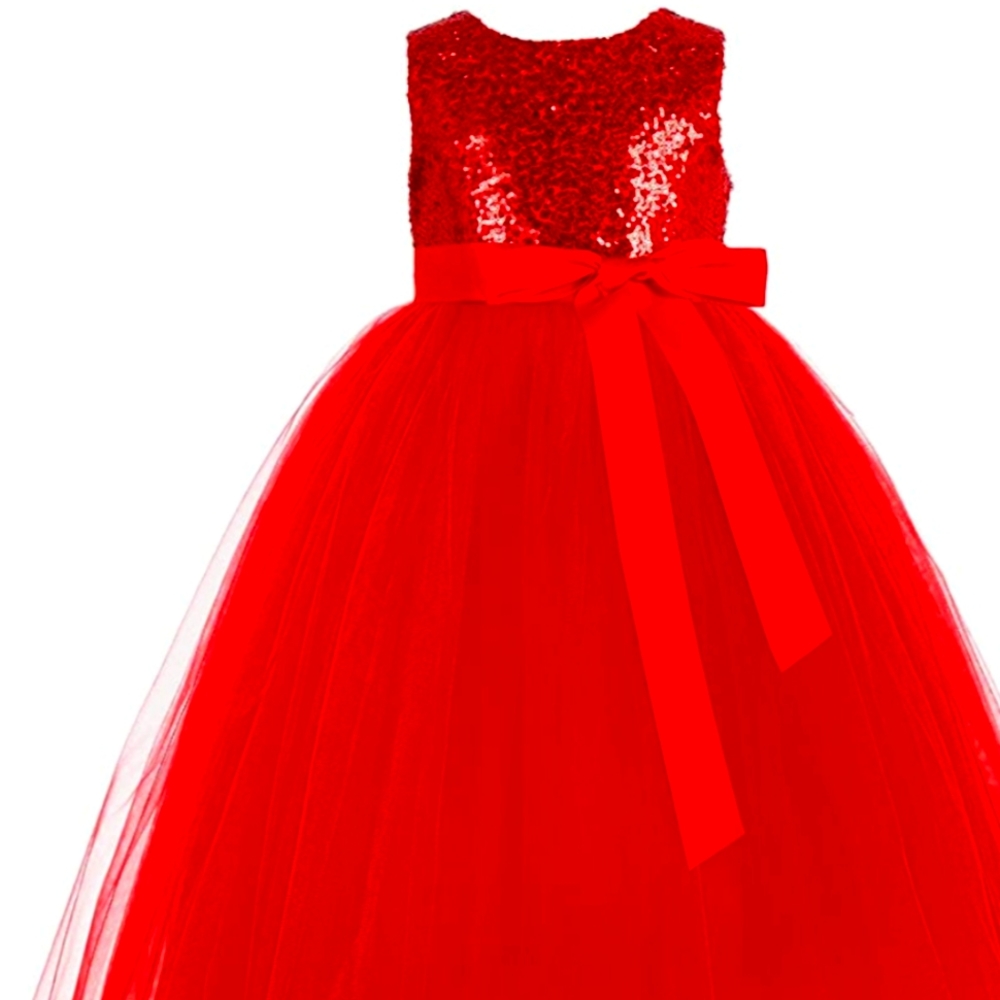 Heart Cutout Flower Girl Dress Open Back Dress